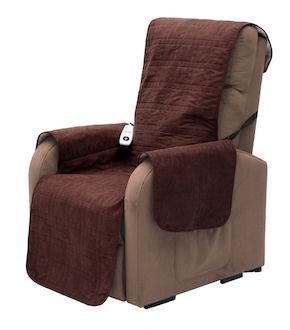 Cuscino Quadrato In Memory Foam Per Sedia Reclinabile 50x50x8 Cm – Antiscivolo, Morbido, Con Fodera Lavabile, Per Anziani (Marrone)
