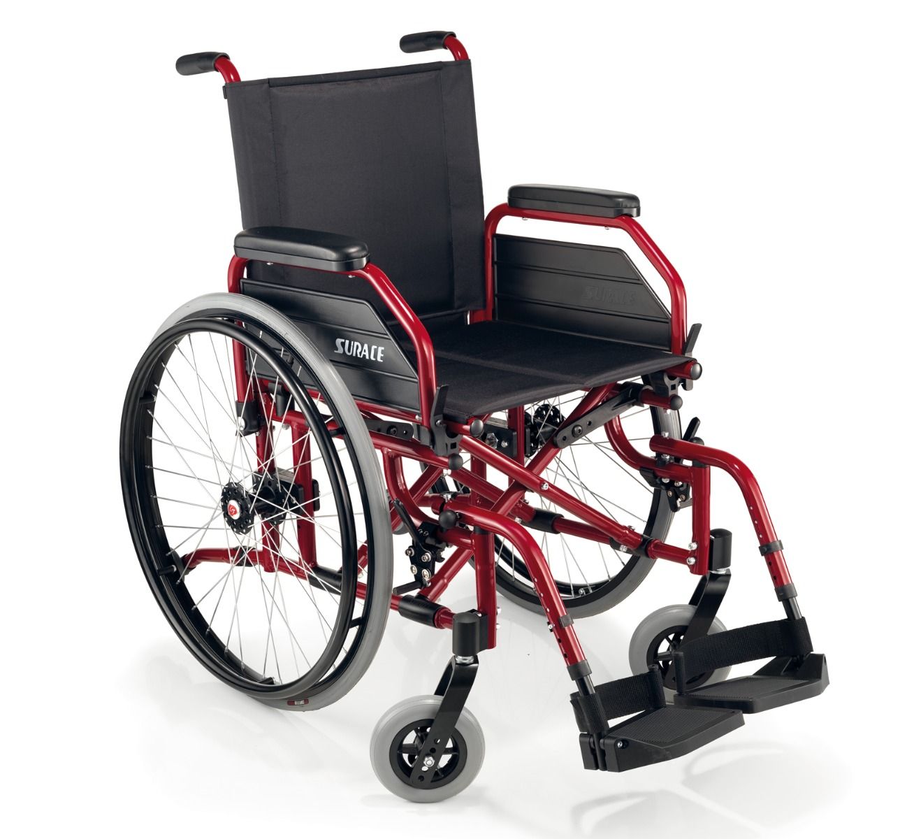 Surace Eureka Super Carrozzina Pieghevole Leggera in Alluminio