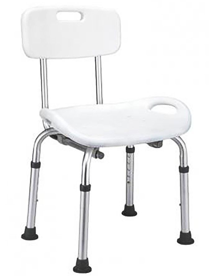 Sedile Doccia Pieghevole Da Parete - Per Disabili E Anziani, Carico 200 Kg, Bianco - 5