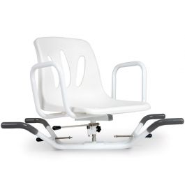 Sedia Girevole per Vasca da Bagno Atlantis in Acciaio Inox