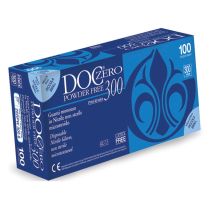 Gima guanti monouso in nitrile lunghi 300 mm senza polvere misura small confezione da 100