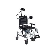 Sedia Doccia Basculante da Transito Aqua Ocean 46 cm – Alluminio, Supporto Testa e Pelotte