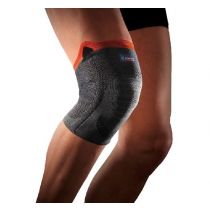 Ginocchiera sportiva di sostegno a compressione rinforzata e traspirante - Thuasne Sport