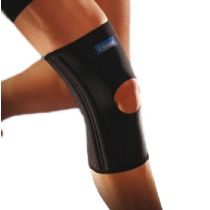 Ginocchiera elastica a compressione e rinforzata di supporto in neoprene -  Thuasne Sport