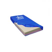 Materasso Antidecubito in Memory Foam Visco Escarius con Fodera 195x85x14 cm