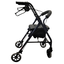 Rollator pieghevole in alluminio verniciato – 4 ruote Moretti - Usato