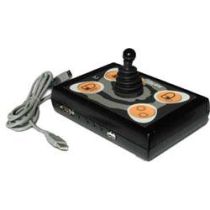 Helpicare Helpi. Joy Joystick per Disabili con 4 Tasti e Connettori USB per Sensori