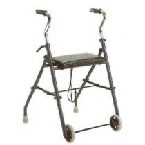 Deambulatore Rollator con 2 Ruote - 2 Puntali