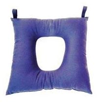 Cuscino Linea Soft in Fibra Cava Siliconata con Foro Centrale 45x45 cm