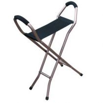 Bastone a Seggiolino Pieghevole AQ-52 in Alluminio e Nylon