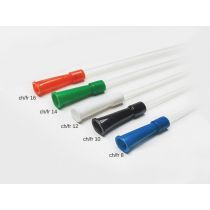 Gima catetere vescicale femminile Nelaton sterile 16 Ch/Fr 18 cm monouso senza ftalati nero