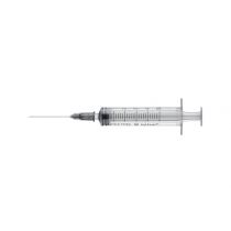 Siringa 3 Pezzi - con Ago 22G - Cono Luer Centrale - 5 Ml