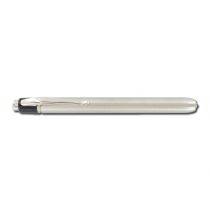Gima lucciola in acciaio inox con accensione a pulsante e 2 batterie AAA incluse argento