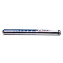 Gima Lucciola Spirit luce LED in metallo cromato con clip da taschino e 2 batterie AAA incluse