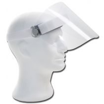 Gima caschetto protettivo con maschera rotazione 90° schermo antiappannante acetato banda elastica
