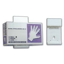 Gima Dracula sistema di fissaggio universale per scatole di guanti e fazzoletti in plastica bianca