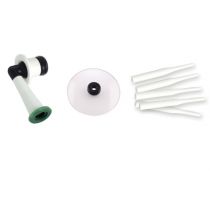 Gima kit di 100 cannule monouso con un connettore e un disco per otoscillo