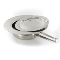 Padella Inox AISI 304 con Coperchio 320x85 mm