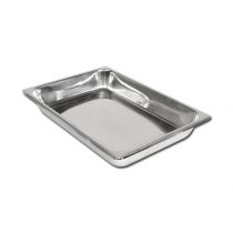 Vassoio Senza Saldature in Acciaio Inox 355X254X50 Mm