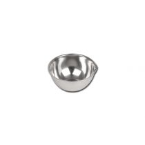 Gima capsula in acciaio inox AISI 304 con fondo piano e becco 450 ml diametro 128 mm altezza 60 mm