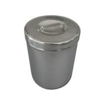 Portacotone in Acciaio Inox con Coperchio 2 l