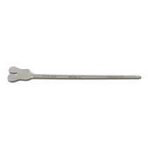 Gima sonda scanalata in acciaio inox da 14 cm colore argento per uso medico
