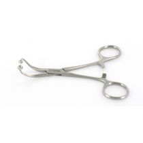 Gima pinza Backhaus in acciaio inox per tessuto TNT lunghezza 13 cm argento