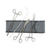 Kit Ginecologia con Astuccio in Nylon e 4 Strumenti di Precisione