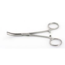 Gima pinza emostatica chirurgica Kocher curva in acciaio inox con denti 14 cm argento
