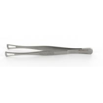 Gima pinza Duval in acciaio inox 14 cm x 10 mm colore argento per uso chirurgico