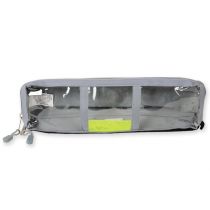 Gima borsetta E6 con velcro per attacco a borse colore grigio in tessuto 38 x 10 x 5 cm
