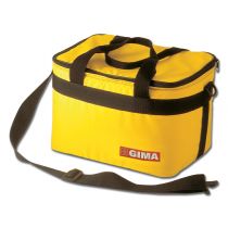 Borsa Termica in Nylon Giallo con Tracolla e Panetti Termici