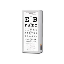 Gima ottotipo luminoso con grafico Armagnac per 5 m in acrilico bianco con schermo 24x62 cm