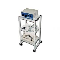 Carrello Elettromedicali Verniciato a Fuoco con Ruote in Nylon