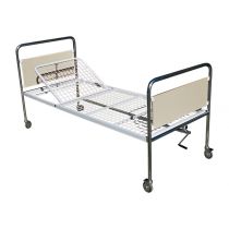 Gima Letto Articolato Snodo con Struttura in Acciaio Verniciato e Ruote con Freno 200x85 cm