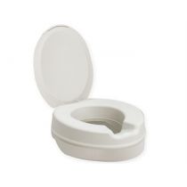 Rialzo WC Contact Plus con Coperchio in Schiuma PVC 11 cm