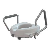 Rialzo WC con Braccioli Reclinabili - 12,5 cm - 50x45 cm