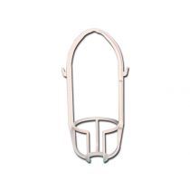 Gima cestello per flebo in plastica o acciaio inox per supporto flaconi infusionali