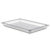 Gima vassoio modulare chiuso in plastica trasparente per carrelli ISO grigio in PC 600x400x50 mm