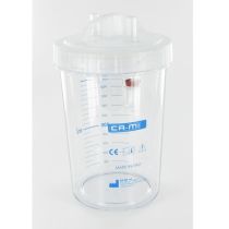 Gima vaso autoclavabile da 1 litro con coperchio e valvola troppo pieno per Vega e Tobi plastica