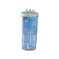 Gima vaso autoclavabile da 2 litri con coperchio e valvola di sicurezza trasparente in plastica