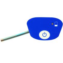 Gima tastiera a pannello di ricambio con pulsante ON/OFF per doppler fetale colore blu