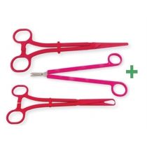 Gima kit monouso sterile per inserimento e rimozione spirale con pinza Pozzi, forbice Littauer e pinza Evolution