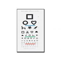 Tavola Optometrica Illetterati 28 X 56 - 6.1 M