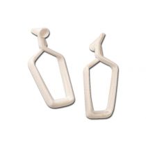 Gima speculum nasale monouso in plastica con manico latex free colore bianco confezione da 48 pezzi