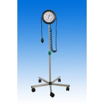 Gima sfigmomanometro Dallas con carrello in acciaio, quadrante extra large Ø 150 mm, bracciale nero