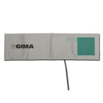 Gima bracciale in cotone con un tubo e polmone 49x15 cm grigio