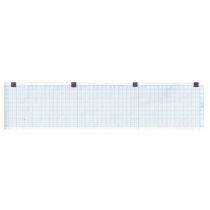 Gima rotolo per elettrocardiografo da 60 mm x 15 m con griglia blu e indicatori