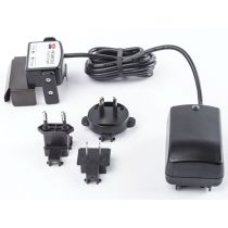 Gima Powerpak caricabatteria per codice 33400 con adattatori internazionali colore nero