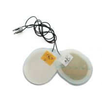 Gima coppia di placche compatibili per defibrillatori Zoll con cavo e connettore gel adesivo
